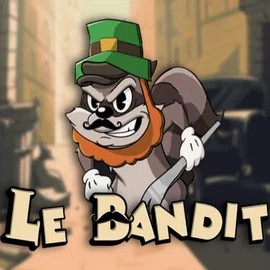 Le Bandit slot logo by Hacksaw Gaming at Rizk Casino