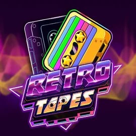 Retro Tapes game by Push Gaming – logo hosted on Rizk Casino